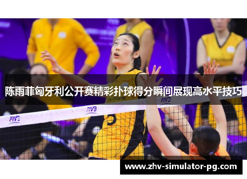 陈雨菲匈牙利公开赛精彩扑球得分瞬间展现高水平技巧